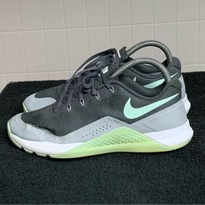 Woman’s Nike Metcon Repper DSX Grey Arctic Green 902173-003 Size 8 CROSSFIT